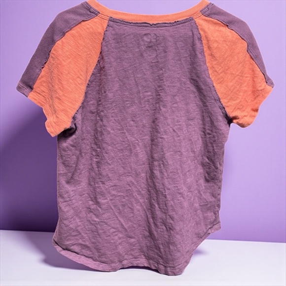 Plum & Peach Dream Crop Short Sleeve Tshirt β NWOT Juniors XXL! ππ - Picture 2 of 5